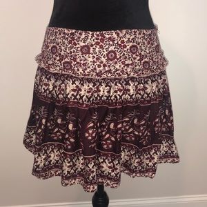 Floral Mini Skirt
